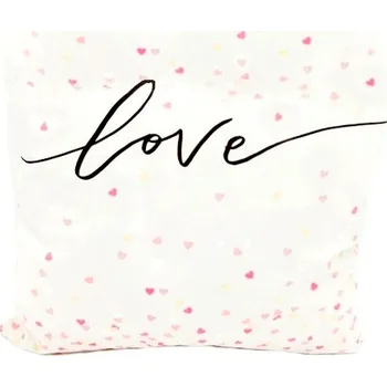 Dekorativní polštářek JAHU Polštářek s výplní - LOVE(45x45cm)