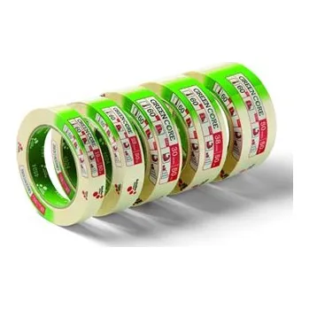 Lepicí páska Lepící páska, GREEN CORE, maskovací, Schuller Eh,klar, žlutá, 50mm, 50m, DOPRODEJ