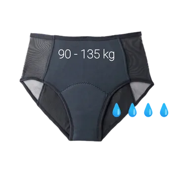 Menstruační kalhotky Silná menstruace nadměrné Queen Velikost: 4XL