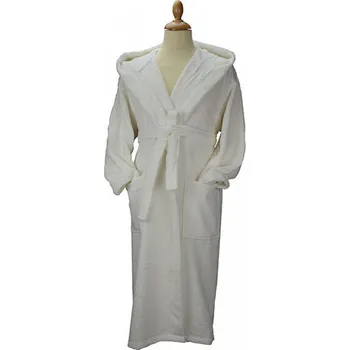 Pánský župan A&R Unisex župan Robezz z organické bavlny Barva: Bílá, Velikost: L/XL AR027