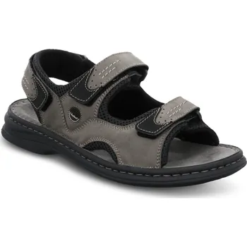 Pánské sandále Sandály pánské Josef Seibel Franklyn šedé kožené - 45