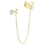 Olivie Stříbrná náušnice s řetízkem 1 ks GOLD 7847 Ag 925; ≤1,3 g.