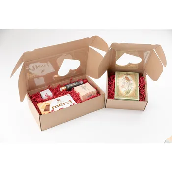 Dárkový set - 100ks velké krabice se srdcem + 1ks Sizzle Deep Red 10kg