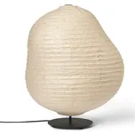 Ferm Living Stojací lampa Kurbis Black / Natural Ø 60 cm