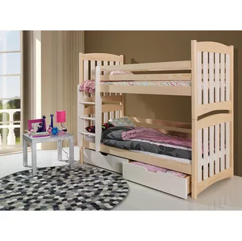 Postel Max-i Patrová postel DOOM CAMA TRES + ROŠTY a ZÁSUVKY v ceně Zvolte rozměr:: 80 x 180 cm, Zvolte barvu:: oranžová