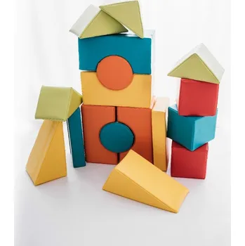 ostatní stavebnice Molitanová stavebnice Moliplay 17 B dílů koženka velikost XXL (Velikost XXL)