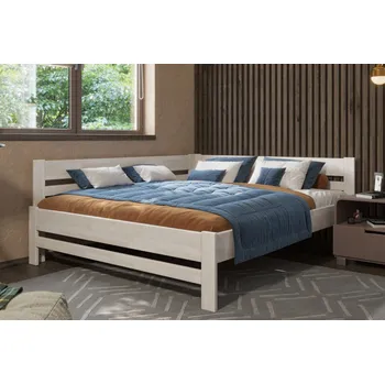 Postel ProSpánek Wanda 180 x 200 cm, levý roh, buk BO102