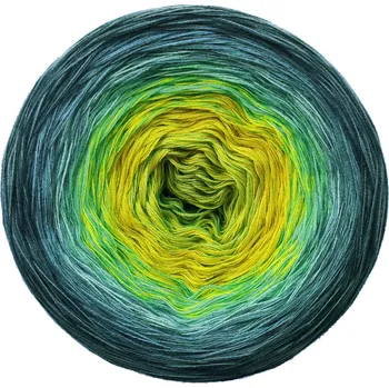 Příze Duhové klubko Zelená příšera Délka návinu/Hmotnost: 1000 m/200 g