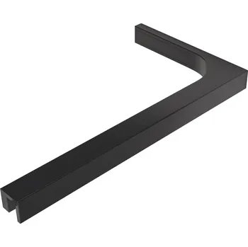 CERANO - Sprchová vzpěra Onyx L - pravá - 29x15 cm - černá matná