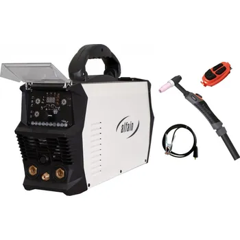 Svářečka ALFA IN PERUN 200 AC/DC Pulse + TIG hořák PARKER 8m U/D + zem