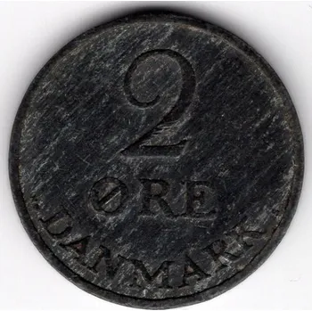 DÁNSKO. 2 öre 1955.