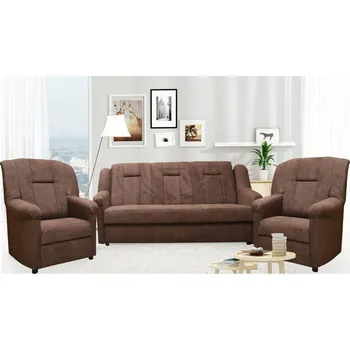 Sedací souprava Nábytek PEGAS s.r.o. Sedací souprava Panda S 3+1+1 Alfa 08 hnědá