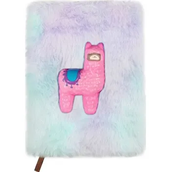 Sešit 3D plyšový blok - Lama