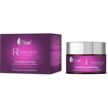 Pleťový krém AVA LABORATORIUM_Resveratrol vyhlazující a zpevňující krém s komplexem Coffee Up 50ml