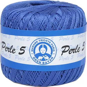 Příze Madame Tricote Paris Perle 5 06335 Cobalt Háčkovací příze