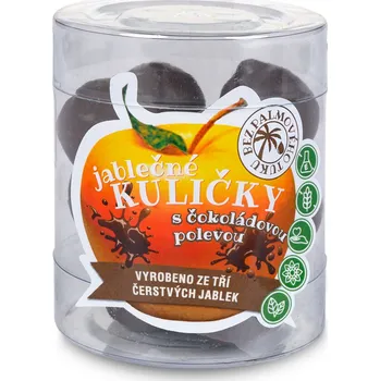 Sušené ovoce Bioprodukt JT Jablečné kuličky s čokoládovou polevou