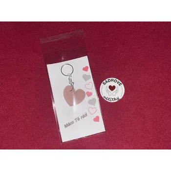 HandMade by VeJa Dárková karta - Mám tě rád