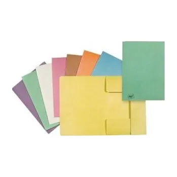 Mapa tříklopá H, A4, žlutá, Hit Office, eko, cena za 1ks, 10ks