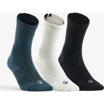 DECATHLON Vysoké tenisové ponožky RS500 3 páry 43/46