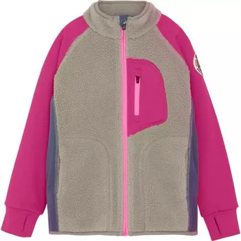 Dívčí mikina Color Kids Dětská mikina Color Kids Fleece Jacket pink glo