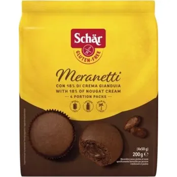 Schär Meranetti 200g (4ks) balení XL sladké čokoládové muffiny pečivo bez lepku