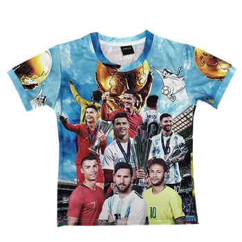 Fotbal Numberoplus Dětský fotbalový dres tričko - A3 Ronaldo, Messi a Neymar Velikost: 14 let ( vel.158)