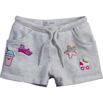Dívčí kraťasy Dívčí šortky LEMON BERET DARLING šedý melír Velikost: 104