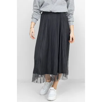 Dámská sukně Only dámská tylová midi sukně Lavina tmavě šedá Velikost: M