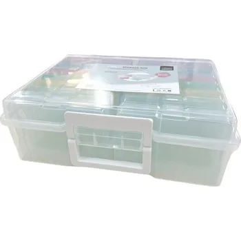 Úložný box Vaessen Creative Plastový box organizér 37,5x30x13cm - pastelový