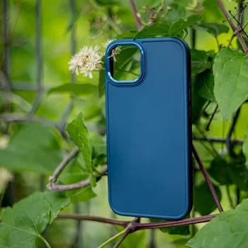 Pouzdro na mobilní telefon Xiaomi Redmi Note 13 4G silikonové pouzdro Satin case blue