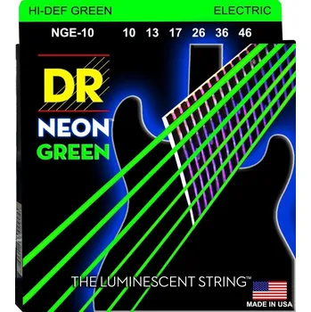 Struna pro hudební nástroj DR Strings NGE-10 Neon Struny pro elektrickou kytaru