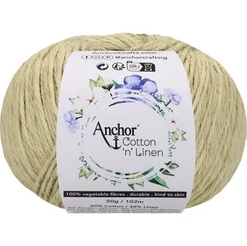 Příze Anchor Cotton 'n' Linen 00026 Pistachio Háčkovací příze