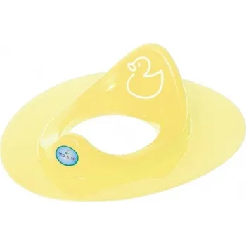 WC sedátko Dětské sedátko na WC plastové - KAČENKA žluté - Tega