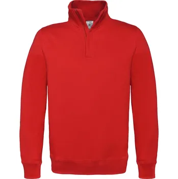 Pánská mikina B&amp;C Unisex mikina přes hlavu WUI22 Red 3XL