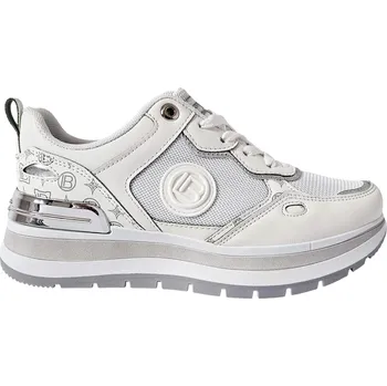 Dámské tenisky Bílé Tenisky Laura Biagiotti Calf White - Silver Velikost: 36