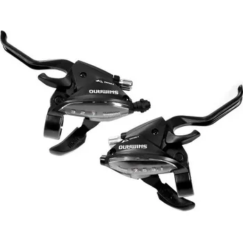 Řazení na kolo Řadící + brzdové páky SHIMANO STEF510 3+7 speed, black (Řazení + brzdící páčky SHIMANO 3 x 7 speed)