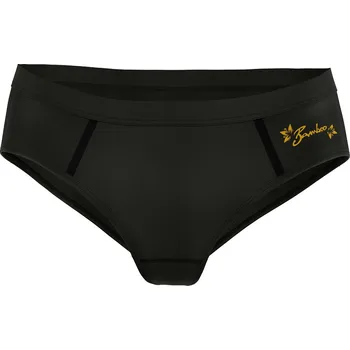 Dámské funkční sportovní kalhotky LIGHT GOLD černá Bamboo Ultra - Černá / XL