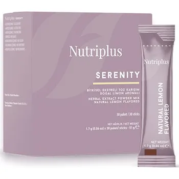 Čaj Farmasi Nutriplus Serenity čaj s citrónovou příchutí 1,7 g x 30 ks (Doplněk stravy)