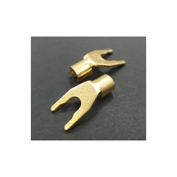 Hi-Fi systém Koncovky CMC 6005-S-G / Reproduktorové vidličky / 2ks