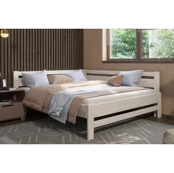 Postel ProSpánek Emily 180 x 200 cm, pravý roh, buk BO102