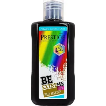 Barva na vlasy Prestige Be Extreme barvící krém na vlasy a obličej 100 ml - 02 Black
