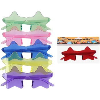 Karnevalový kostým Set karneval - brýle plastové hvězdy