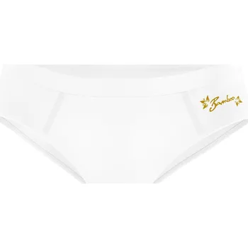 Dámské funkční sportovní kalhotky LIGHT GOLD bílá Bamboo Ultra - Bílá / XL