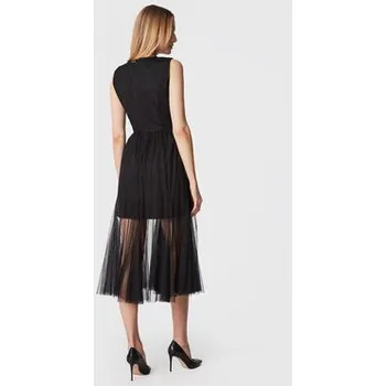 Dámské šaty TWINSET Koktejlové šaty 231TP2721 Černá Regular Fit 40