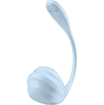 Satisfyer Smooth Petal - chytré vibrační vajíčko modré