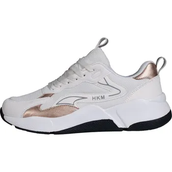 Dámská obuv HKM Boty Sneaker Rosegold Glamour HKM, pro dospělé, bílé 36