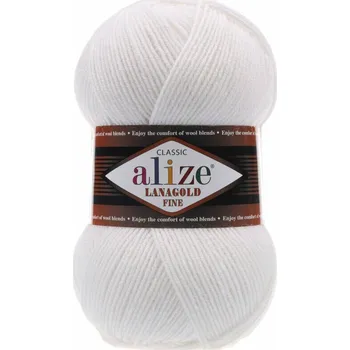 Příze Alize Lanagold Fine 55 Pletací příze