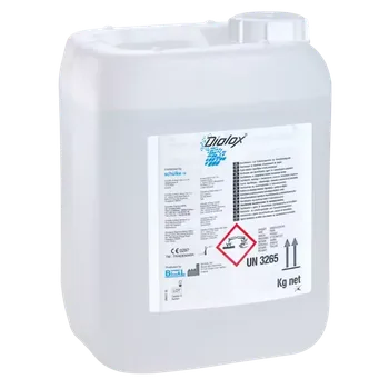 Dezinfekce schülke dialox 5kg (Tekutý dezinfekční a dekalcifikační přípravek na bázi aktivního kyslíku určený pro dialyzační jednotky a systémy vodních okruhů.)