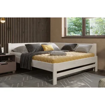 Postel ProSpánek Amelia 160 x 200 cm, pravý roh, buk BO102