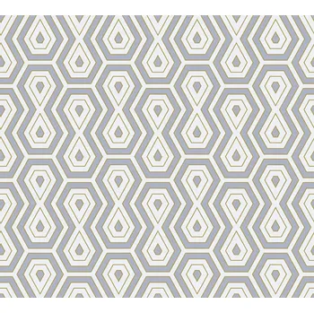 Tapeta KT6-70773 A.S. Création vliesová tapeta na zeď retro grafický vzor Jungle Chik 2029, velikost 10,05 m x 53 cm